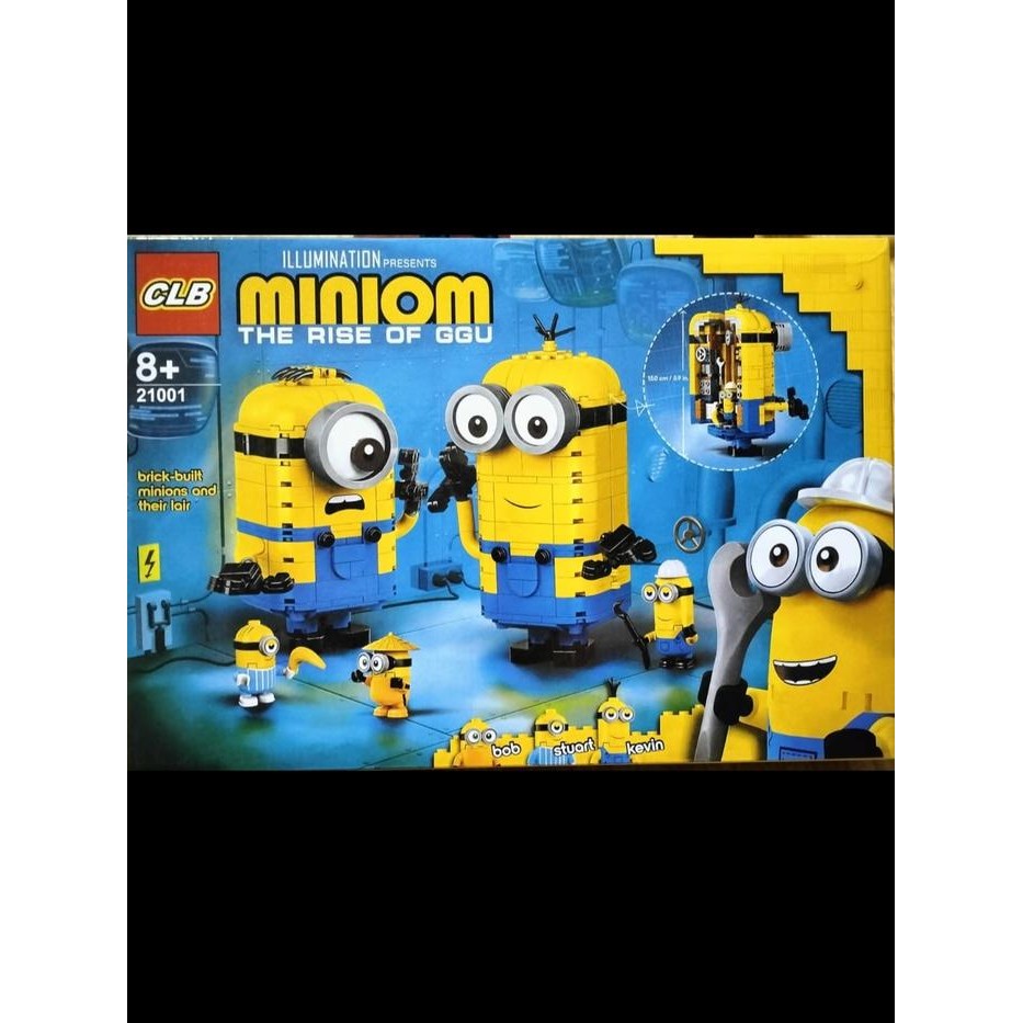 Bricks Minions Blok Minions Brick Balok Susun Mainan