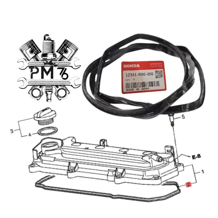 Paking Packing Tutup Klep Karet Tutup Cover Klep Cylinder Head Honda Jazz Rs Ge8 2008 2009 2010 2011
