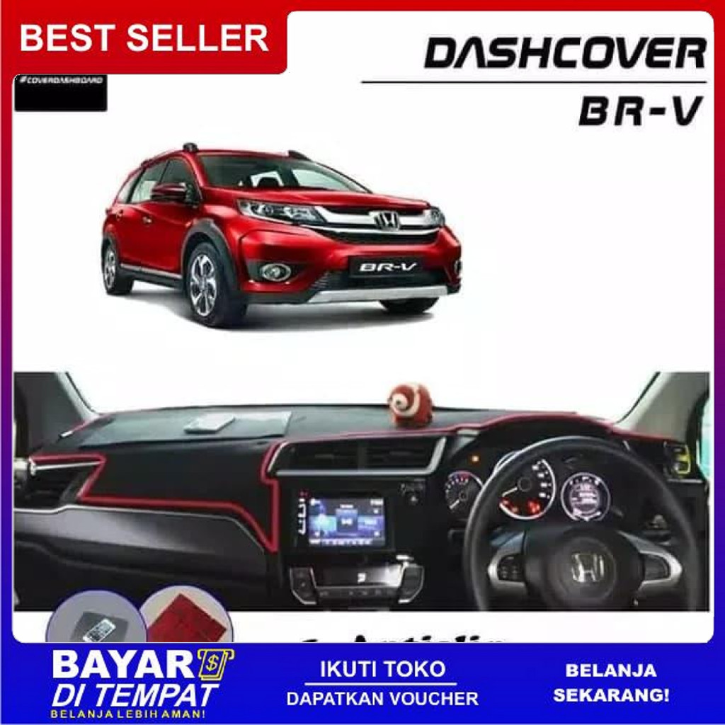 FREE ONGKIR ALAS KARPET DASBOARD MOBIL HONDA BRV/COVER DASBOR MOBIL BRV BISA COD