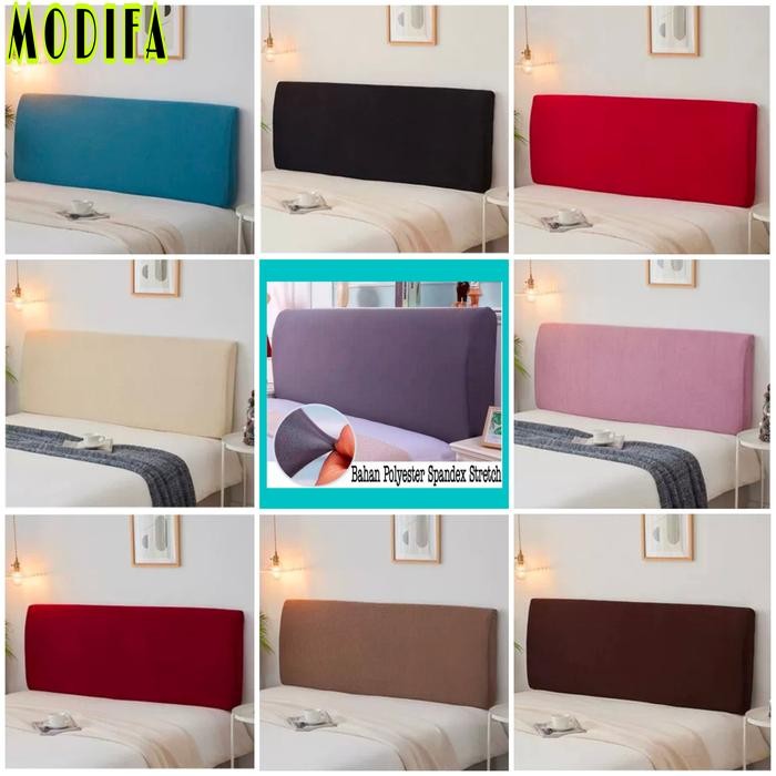 cover sandaran tempat tidur size 120cm / sarung sandaran tempat tidur