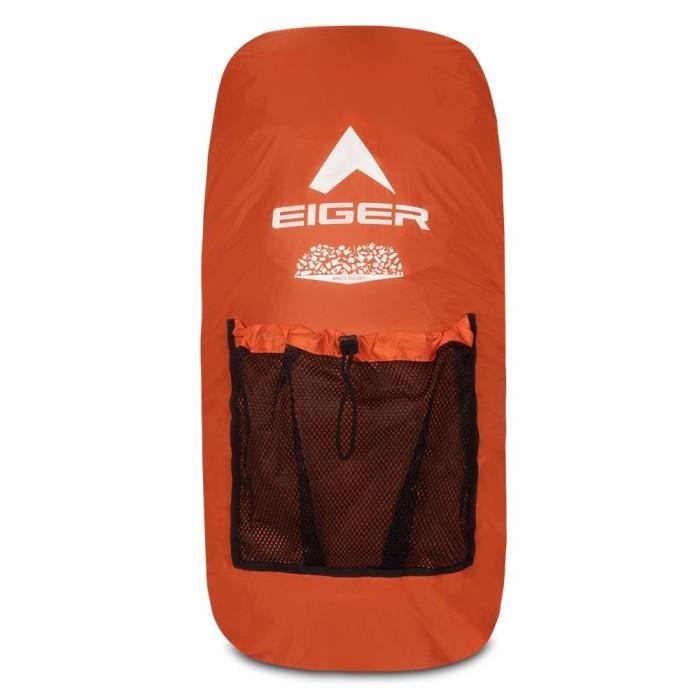 Eiger Rain Cover + Waste Pocket (45L-55L) - Orange