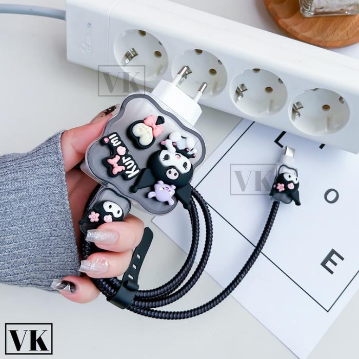 

TERMURAH Pelindung Kabel Charger Oppo & Realme 33w & 45w Set 5 Pcs Paket Pelindung Kepala Charger &