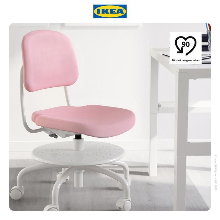 NEW IKEA VIMUND Kursi Belajar Anak Pink