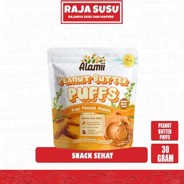 

ALAMII PEANUT BUTTER PUFFS 30 GR NEW - RAJA SUSU