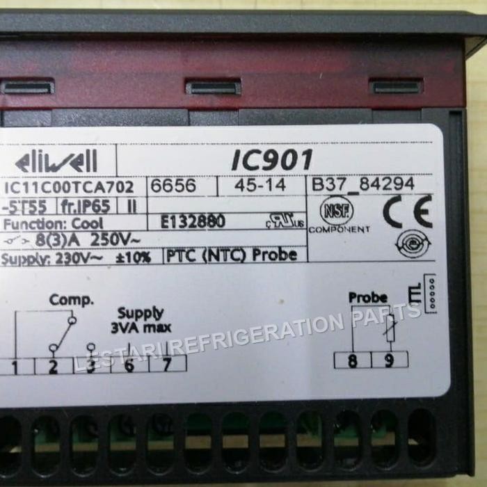DIGITAL THERMOSTAT IC 901, 220VOLT ELIWELL
