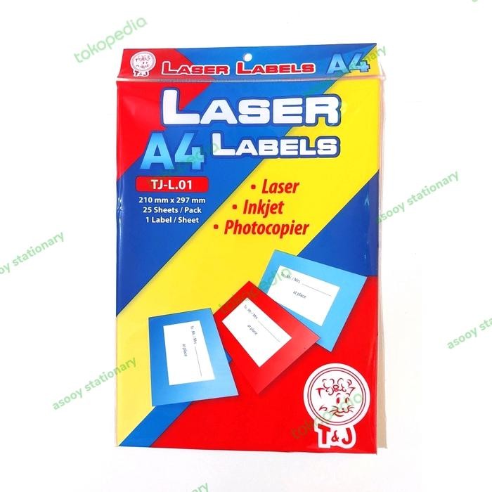 

Label Tom & Jerry Ukuran A4 Tj -L.01 / Laser A4 Tom & Jerry