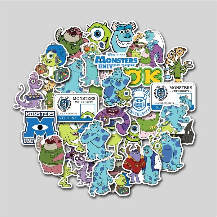 

Sticker Pack Monster University Stiker Tumbler Laptop Koper Helm Paper