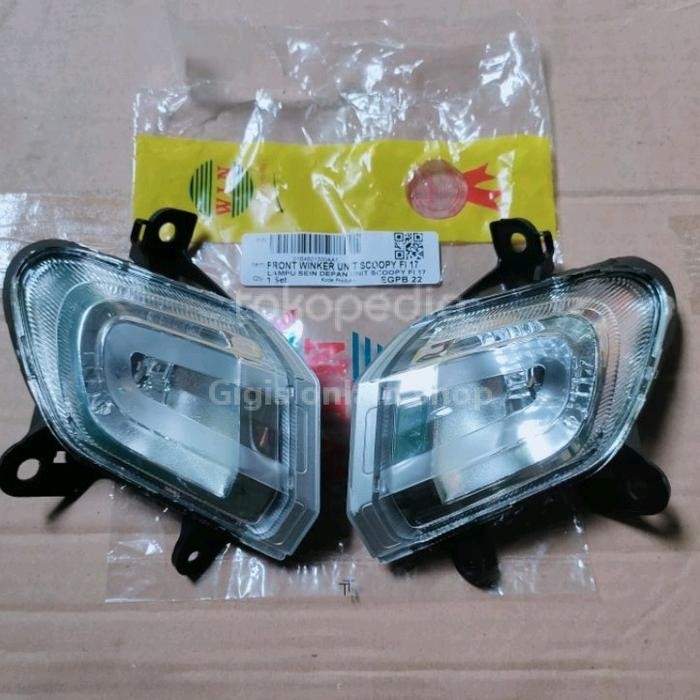 Lampu sen depan Honda Scoopy Fi 2017 2018 2019 berkualitas