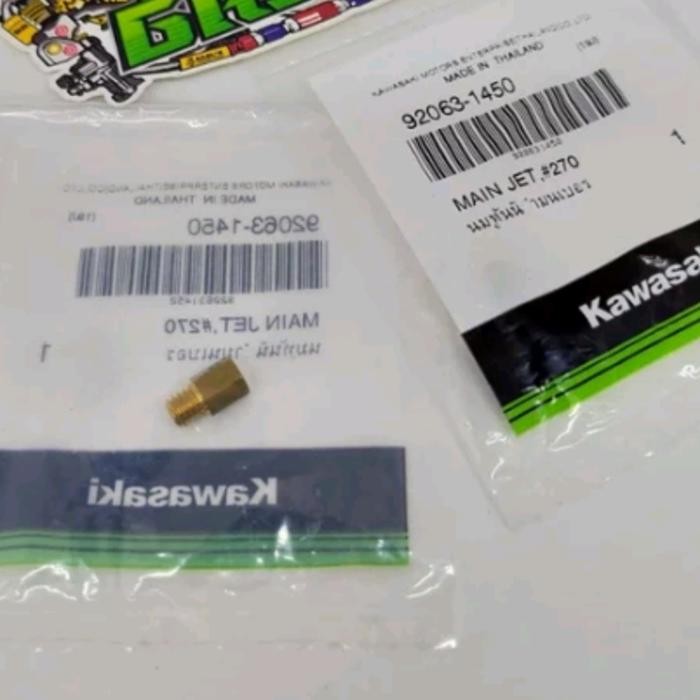 main jet mj 270 karbulator mikuni ninja RR original