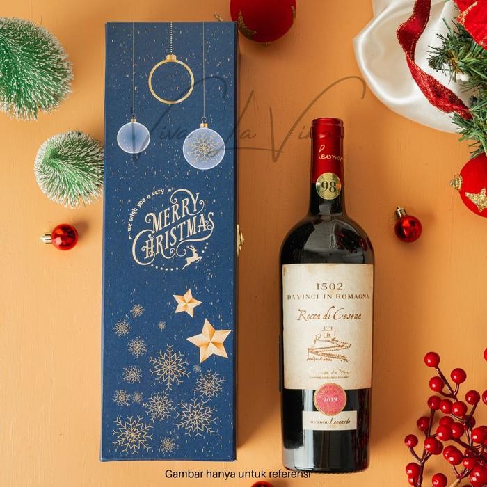 

Simple Wine Christmas Gift Hamper - Hampers Natal