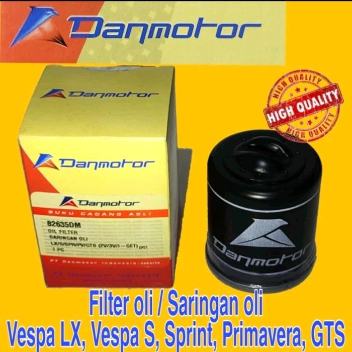 FILTER OLI, SARINGAN OLI VESPA LX, VESPA S, VESPA SPRINT, VESPA PRIMAVERA, VESPA GTS