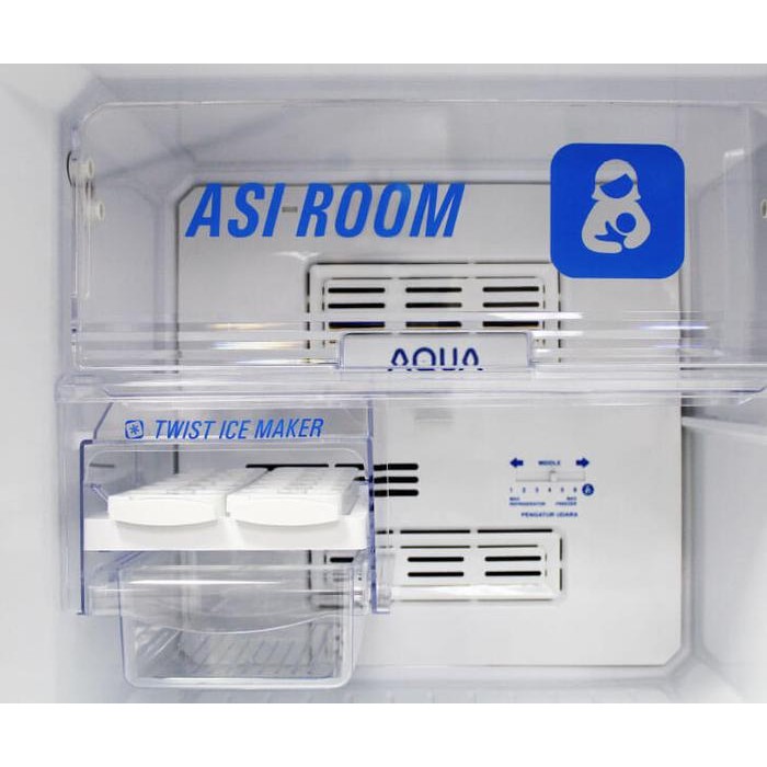 Kulkas 2 Pintu Aqua Aqr-D275R Wbk (Inverter) Asi Room