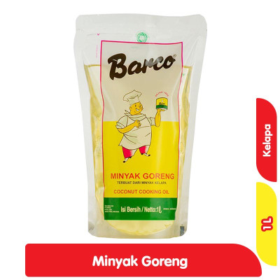 

Barco Minyak Goreng Kelapa Pouch 1 L