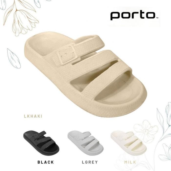 Sandal Wanita Sendal Selop Porto Karet Anti Slip