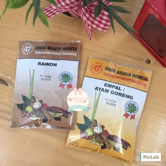 

(Allthebest) Bumbu 47 masak praktis instan malang rawon daging empal ayam goreng -