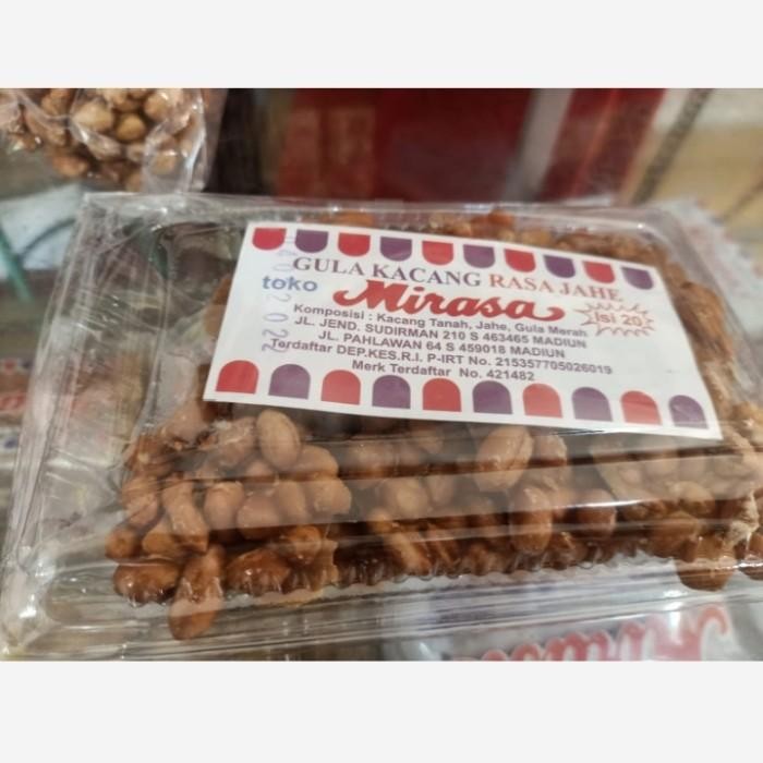 

(Allthebest) Ampyang Kacang MIRASA, Gula Kacang MANIS Mirasa isi 20 Biji 250 Gr