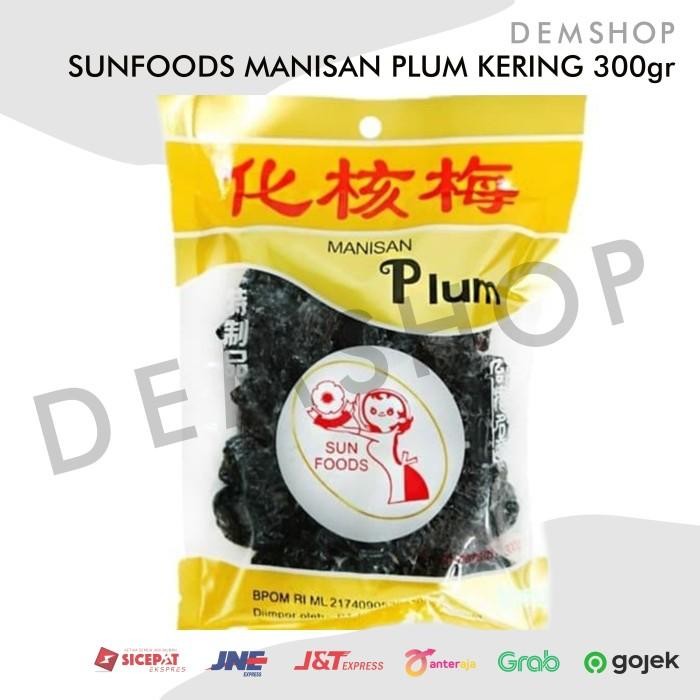 

(Allthebest) MANISAN PLUM KERING TANPA BIJI 300GR SUN FOODS