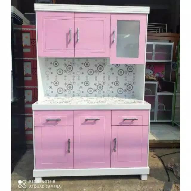 Rak Ruang Makan Lemari Sayur Modern Lemari Piring Minimalis Rak Piring Kayu 2 Pintu Lemari Piring