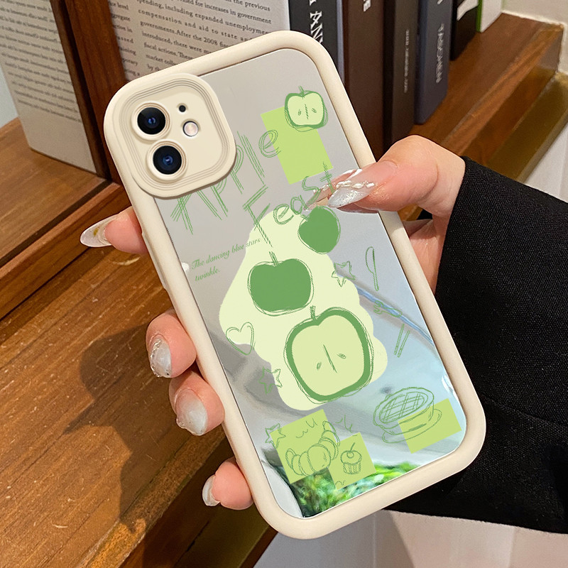 Casing Hp iPhone 11 Pro Max 12 Pro Max 13 Pro Max 14 Pro Max 15 Pro Max Case Cesing ponsel cermin Si