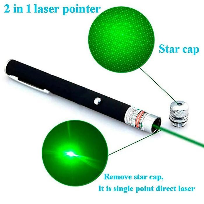 Pointer Presentasi Laser Hijau Cas Usb Rechargeable / Laser Cas Usb 803 Green Laser