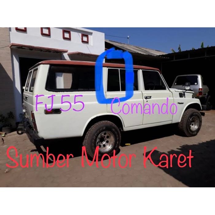 Karet Kaca Mati Pintu Tengah FJ55 Commando