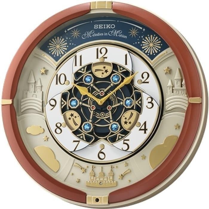 (Allthebest) Jam Dinding Seiko Japan Melodies/Bunyi QXM378B QXM378 Original