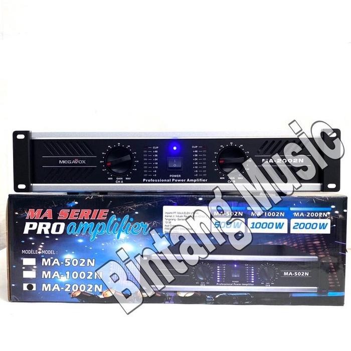 Power Amplifier Megavox Ma 2002N Original profesional Ma2002N Megavox