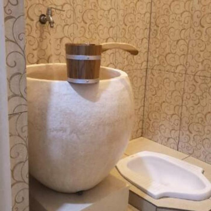 Bisa Gosend Bak Mandi Bakul Glossy Marmer Seperti Keramik