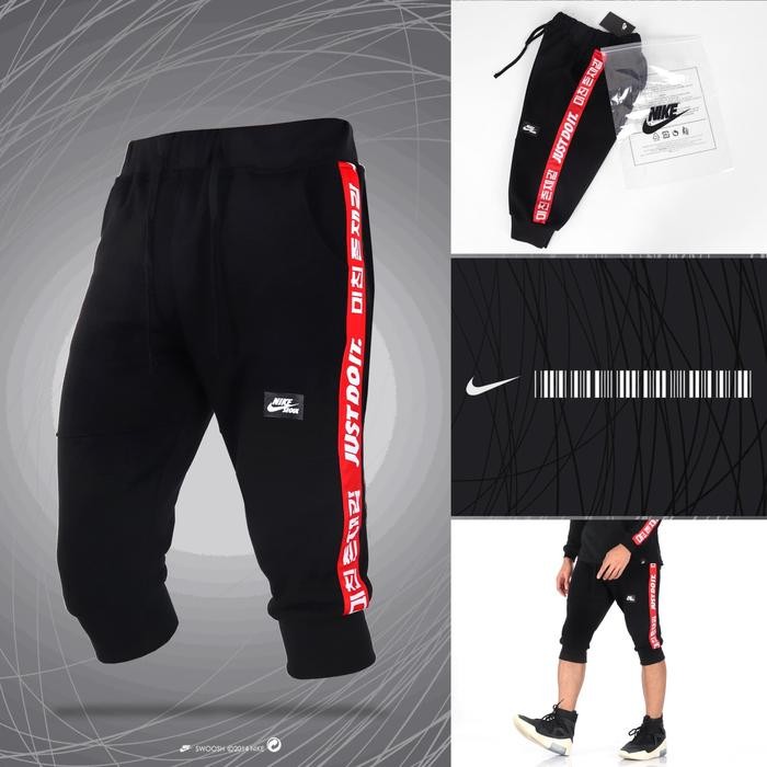 ASLI CROPPED PANTS NIKE SEOUL TAPED 3/4 CELANA JOGER CELANA NIKE IMPORT READY STOCK