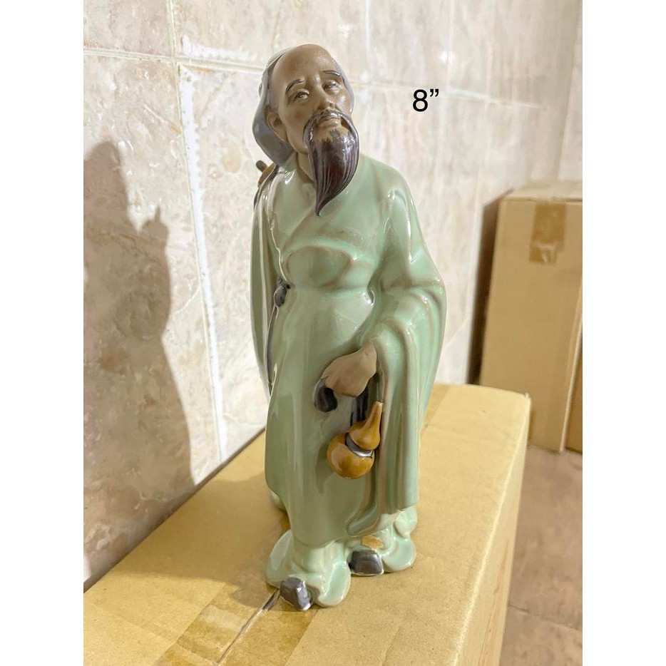 Ready Stok Patung Dewa hua tho hua to dewa obat bahan keramik 8 inch