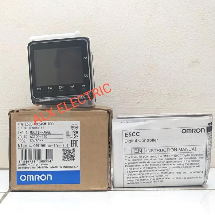 E5Cc Qx2Asm 800 Omron Temperatur Digital Controller E5Cc-Qx2Asm-800