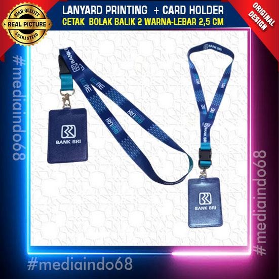 

DISKON Lanyard Printing BUMN BRI ( Paket Exlusive Berkualitas) READY STOCK