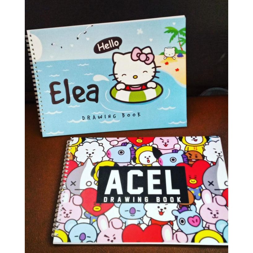 

Custom Buku Gambar A4, Jilid Spiral, Drawing Book, Sketch Book
