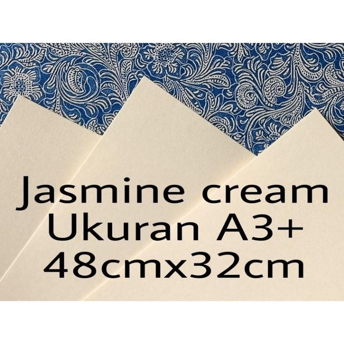 

Kertas Jasmine cream-putih Ukuran A3+ 48x32cm