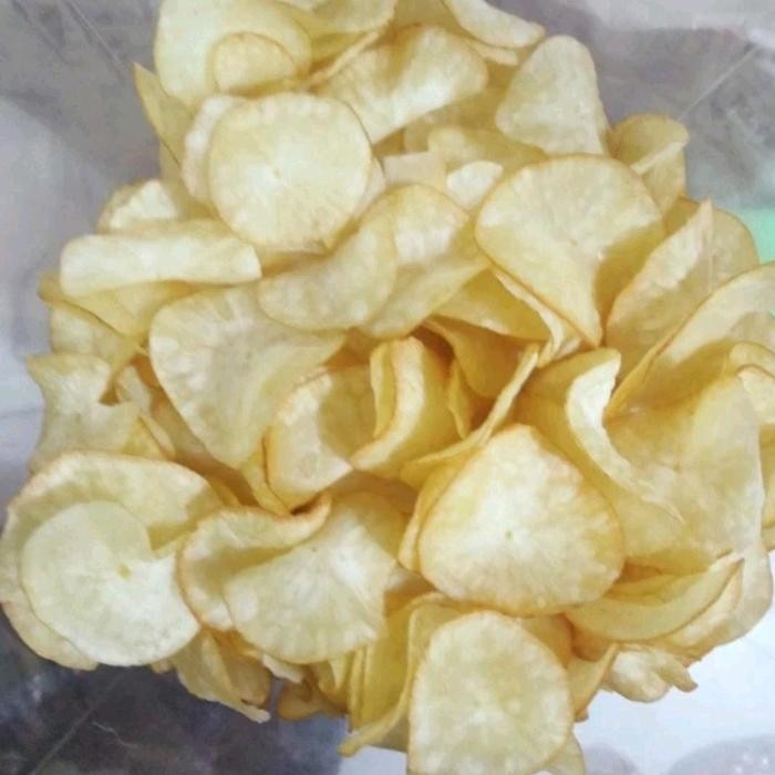 

1 kg Keripik Kripik Singkong Asin Manis Camilan Snack makanan ringan cassava chips