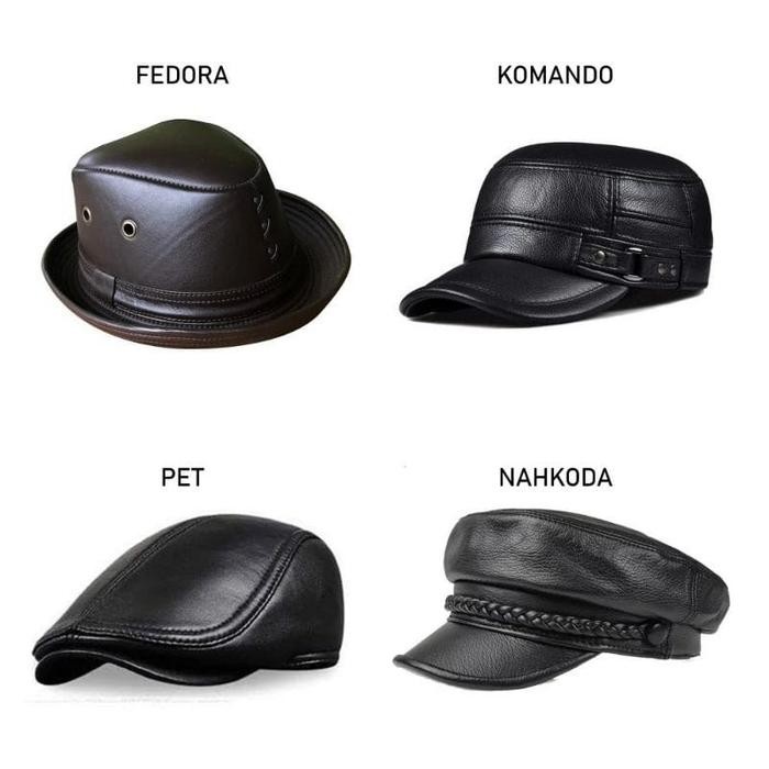 TOPI BASEBALL ORIGINAL TOPI KULIT PRIA ASLI GARUT INDONESIA