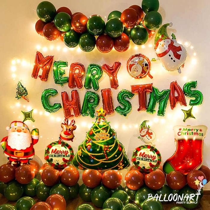 

Terlaris CHRISTMAS LED DEKORASI SET/BALON FOIL SANTA/DEKORASI NATAL SALE