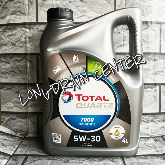 OLI TOTAL QUARTZ 7000 FUTURE GF-6 5W30 KEMASAN GALON 4 LITER ORIGINAL 100%