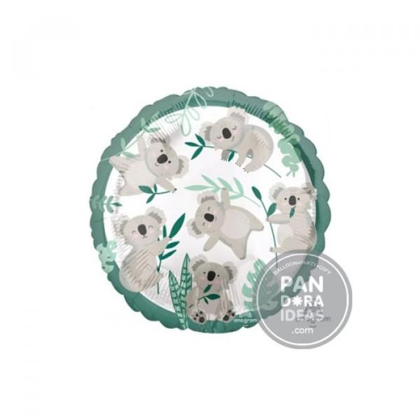 

Terlaris 17" Round Koala Foil Balloon Balon Foil Koala Bulat SALE