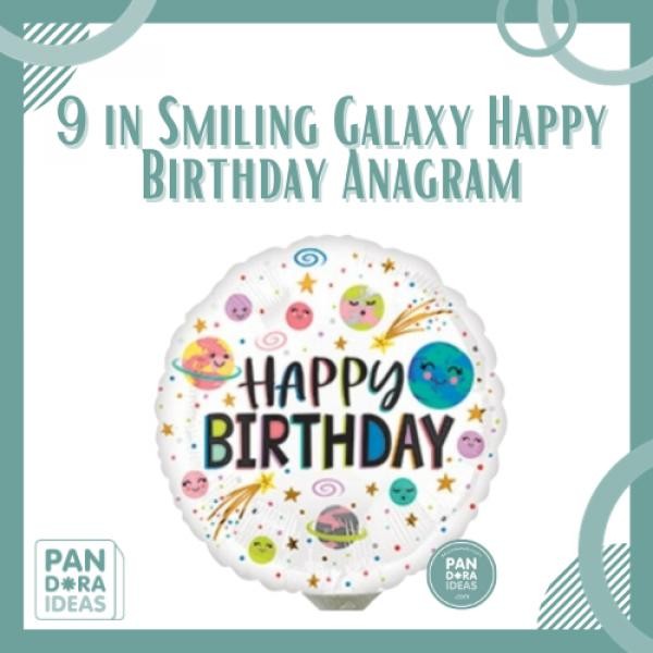 

Terlaris 9 in Smiling Galaxy Happy Birthday Anagram / Balon Foil Ulang Tahun SALE