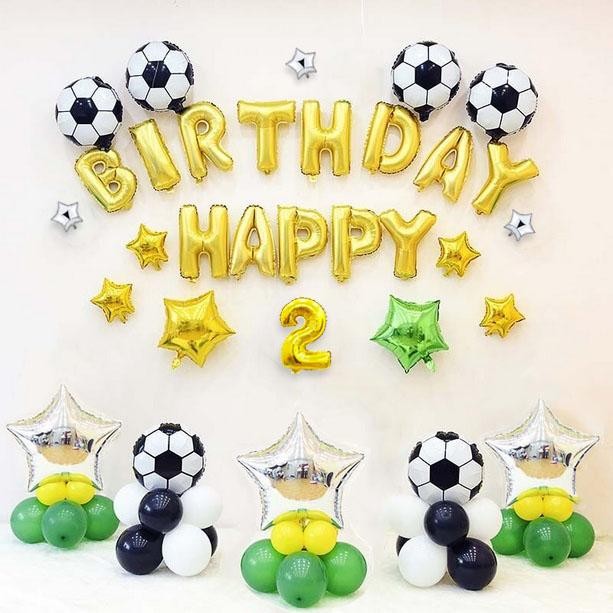 

Terlaris FUN KIDS PARTY Paket Dekorasi Ultah Tema Sepak Bola - Balon Foil HBD SALE