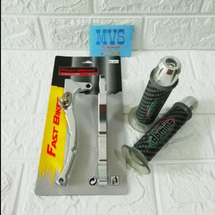 HANDLE REM VARIASI + HANDGRIP + JALU CNC = MIO J, MIO M3, FINO, MIO Z.