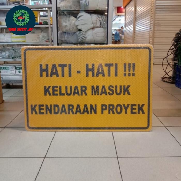 

Terbaru! Papan Rambu Peringatan Safety Custom Tulisan & Ukuran
