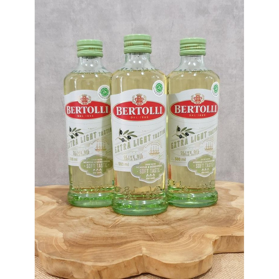 

BERTOLLI EXTRA LIGHT OLIVE OIL 500 ML / MINYAK GORENG