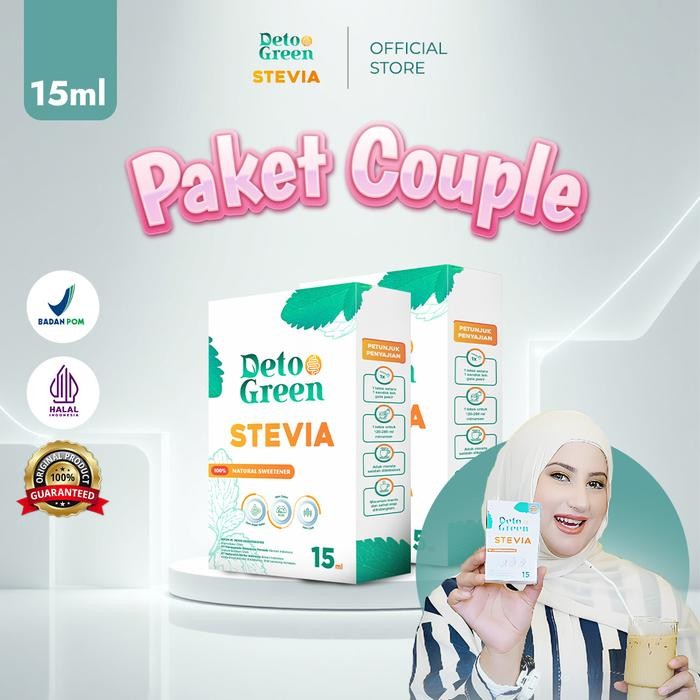 

Paket 2 Detogreen Stevia Natural Sweeterner 15 ML