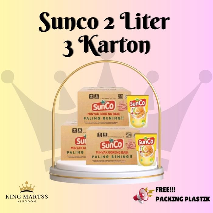 

[ KINGMART 4.4 LEBARAN] - MINYAK SUNCO 3 KARTON