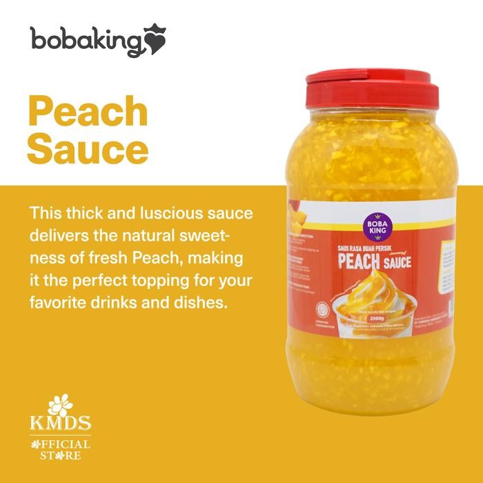 

BOBAKING PEACH SAUCE 2300 g