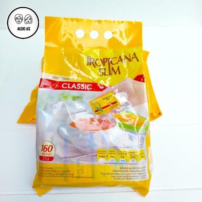 

Gula Tropicana Slim Classic 160 Sachet