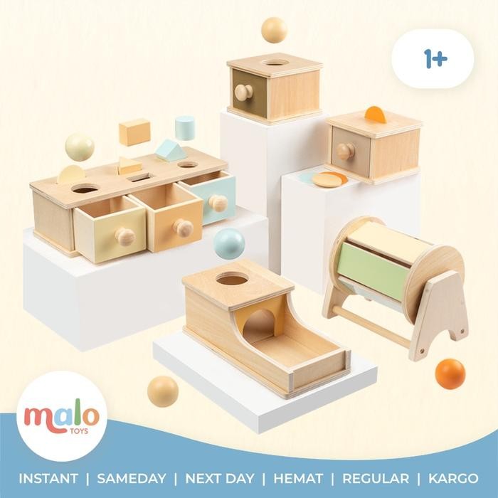 Rrady  Montessori Apparatus Pastel Object Permanence Macaroon Color Toddler