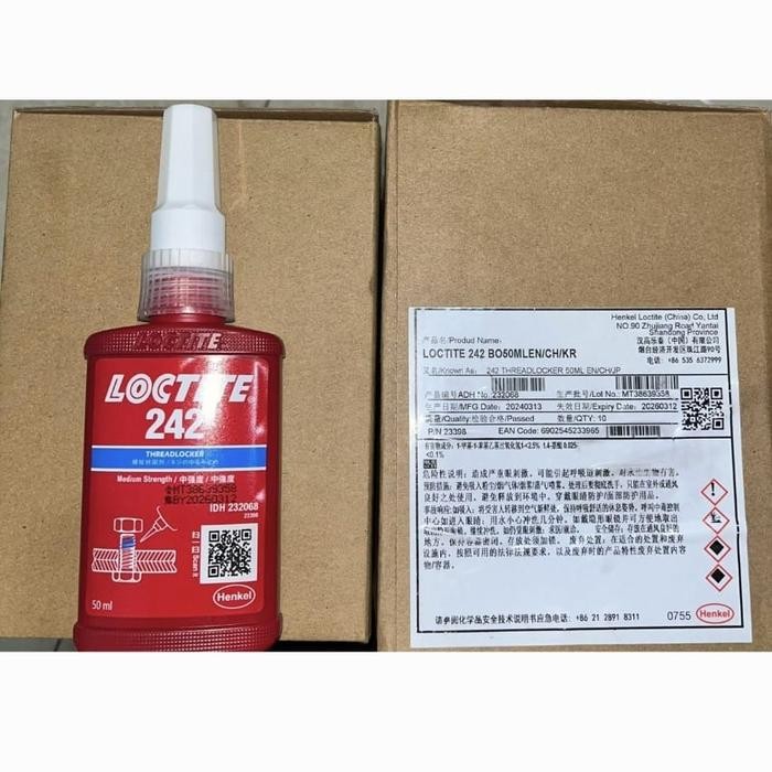 ORIGINAL Loctite Lem Baut 242 242/242,242-242_242 50Gram 50ml